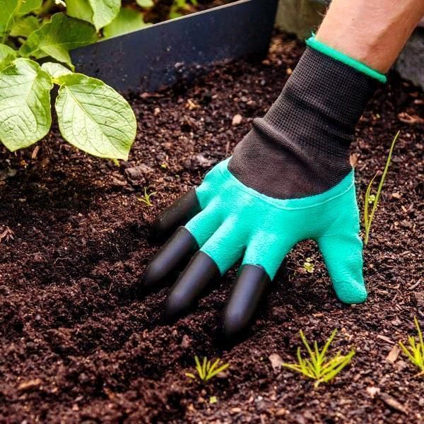 Protected Garden Gardener Gloves For Digging, Planting, Hoeing