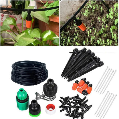 15 Meters Garden Drip Irrigation System Set House and Fittings